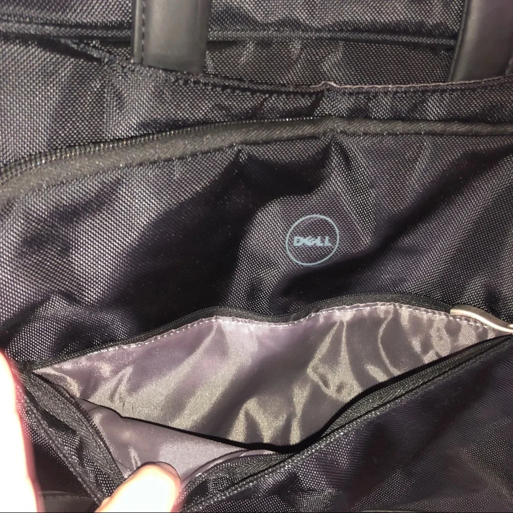 Dell Black Laptop Computer Travel Bag Padded w/Adjustable Strap‎